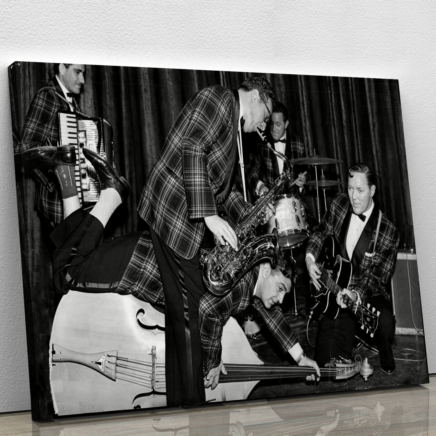 Bill Haley and The Comets going crazy Canvas Print or Poster - Canvas Art Rocks - 1
