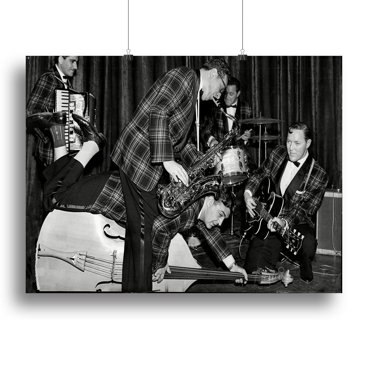 Bill Haley and The Comets going crazy Canvas Print or Poster - Canvas Art Rocks - 2
