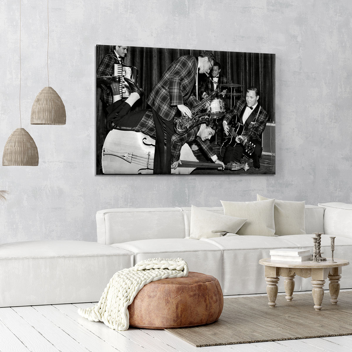 Bill Haley and The Comets going crazy Canvas Print or Poster - Canvas Art Rocks - 6