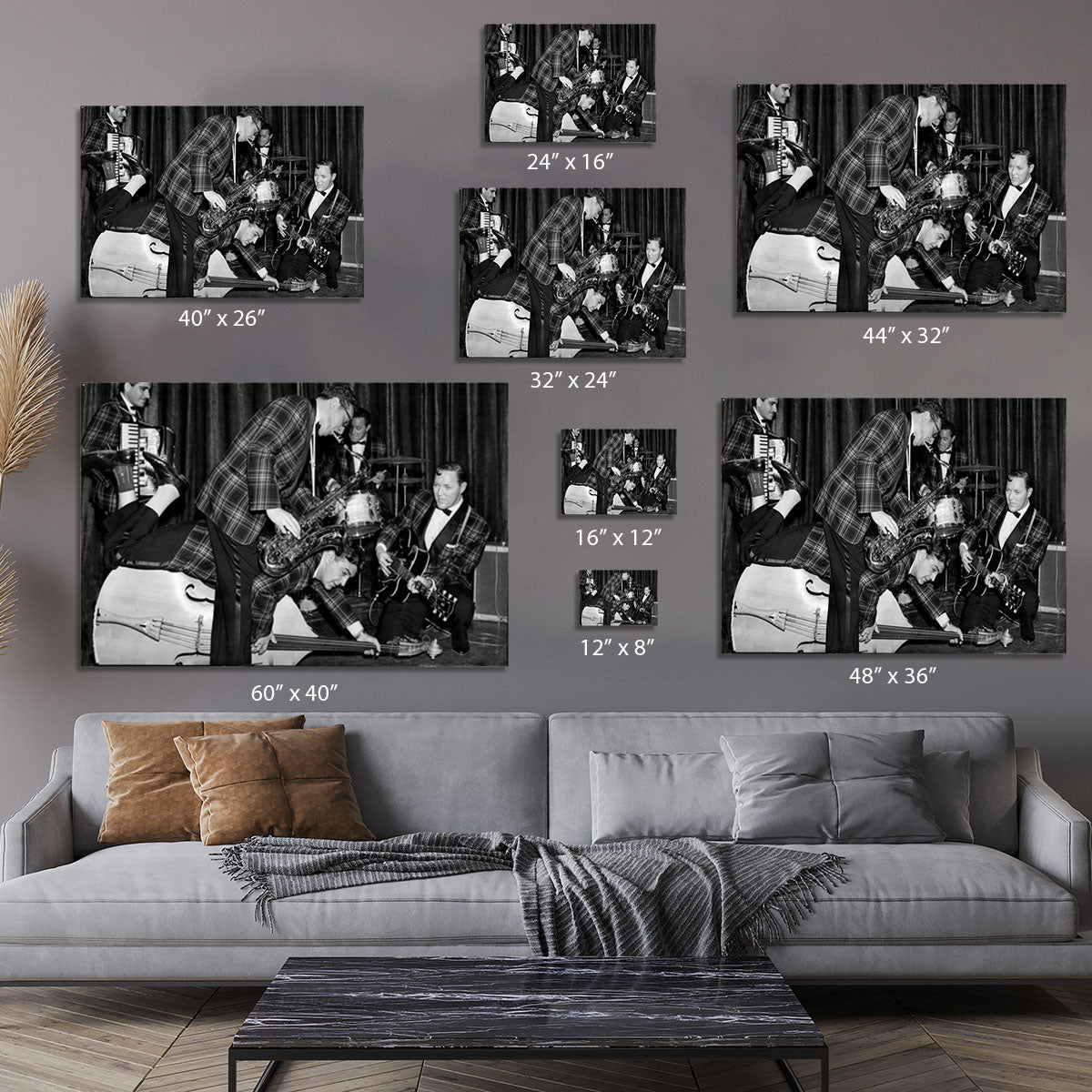 Bill Haley and The Comets going crazy Canvas Print or Poster - Canvas Art Rocks - 7