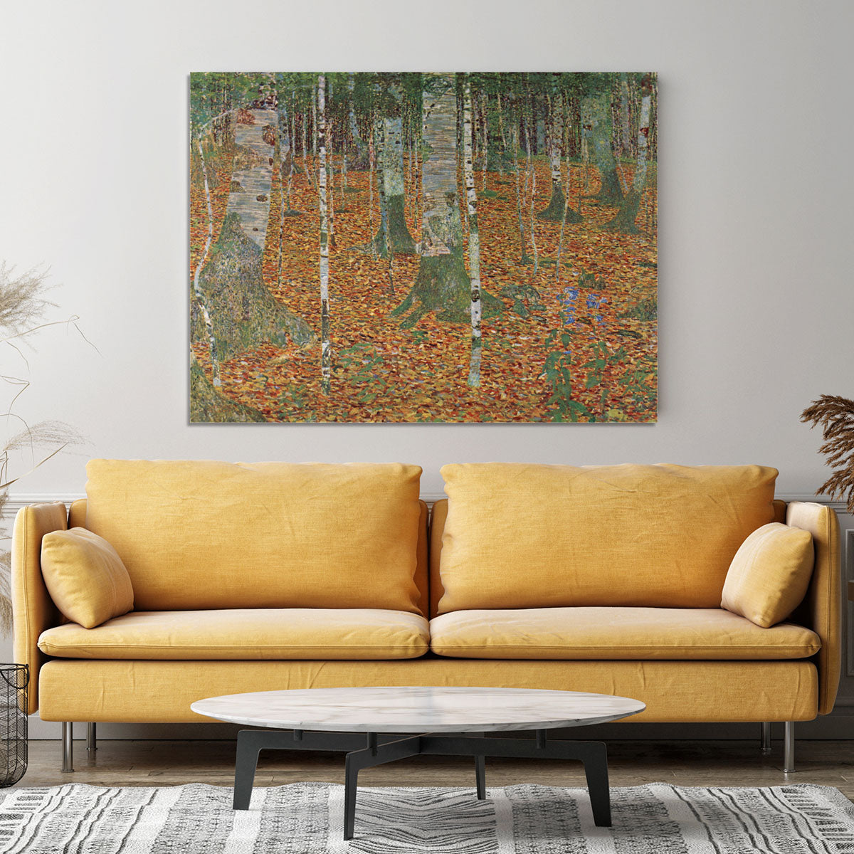 Birch Forest by Klimt Canvas Print or Poster - Canvas Art Rocks - 4