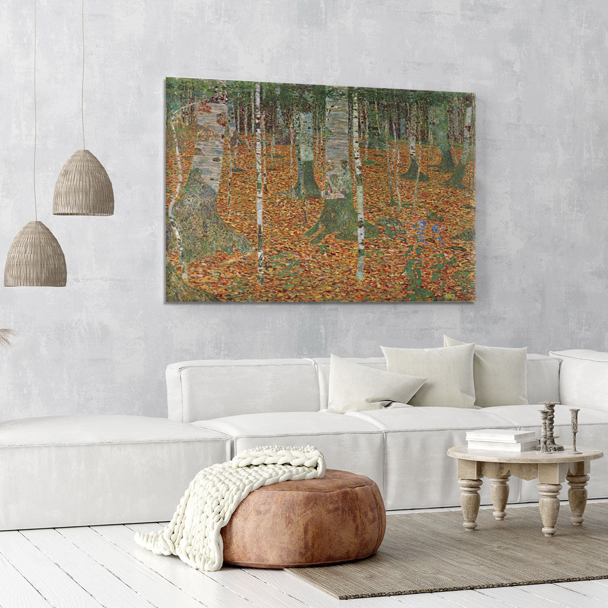 Birch Forest by Klimt Canvas Print or Poster - Canvas Art Rocks - 6