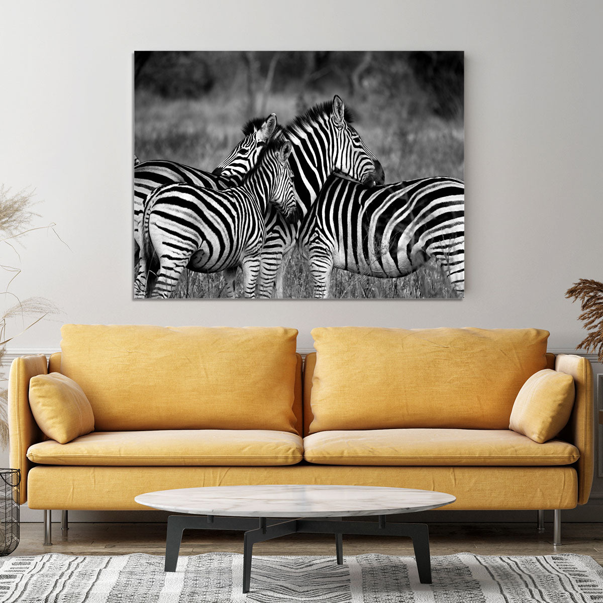 Black and White Zebra Canvas Print or Poster - Canvas Art Rocks - 4