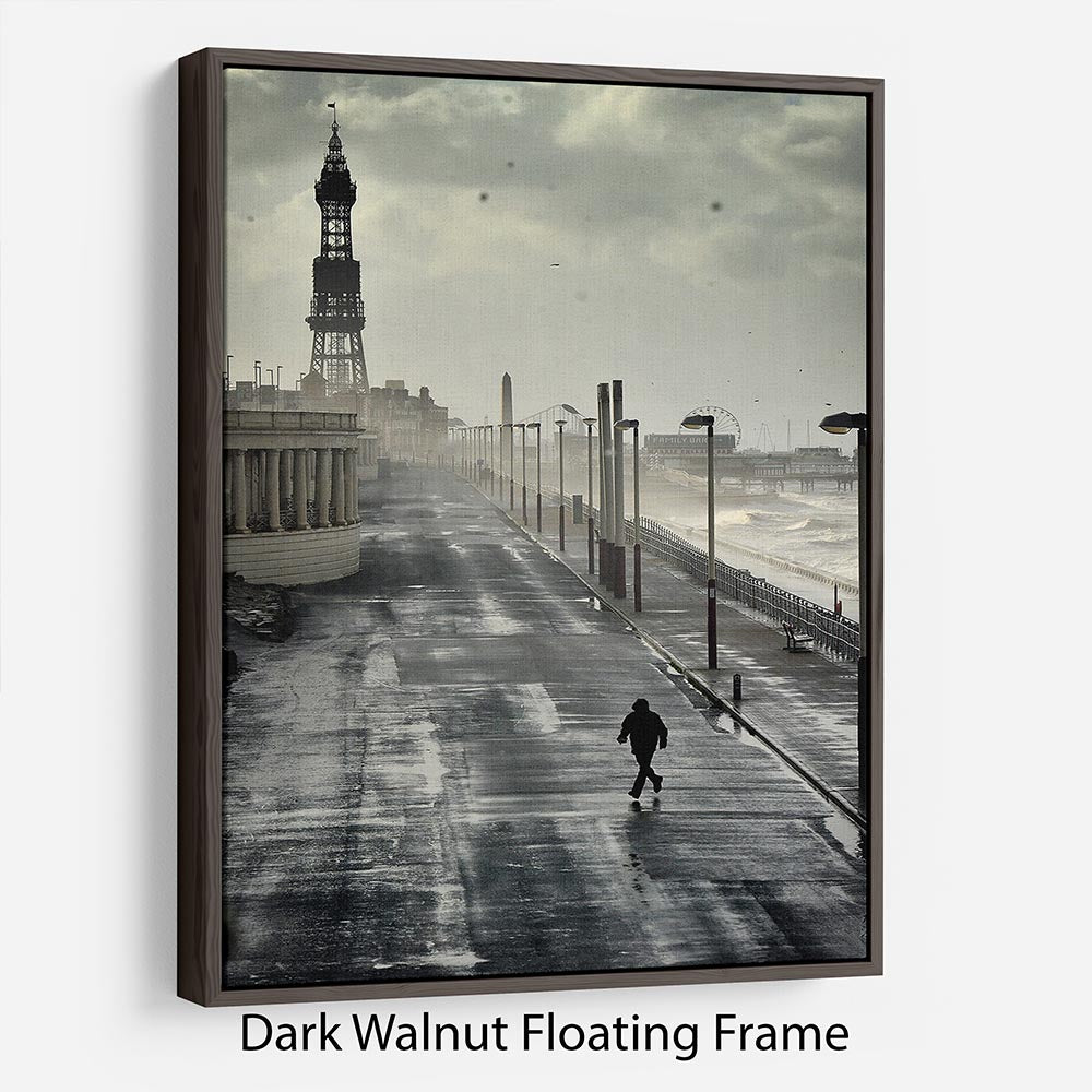 Blackpool Storm Floating Frame Canvas - Canvas Art Rocks - 5