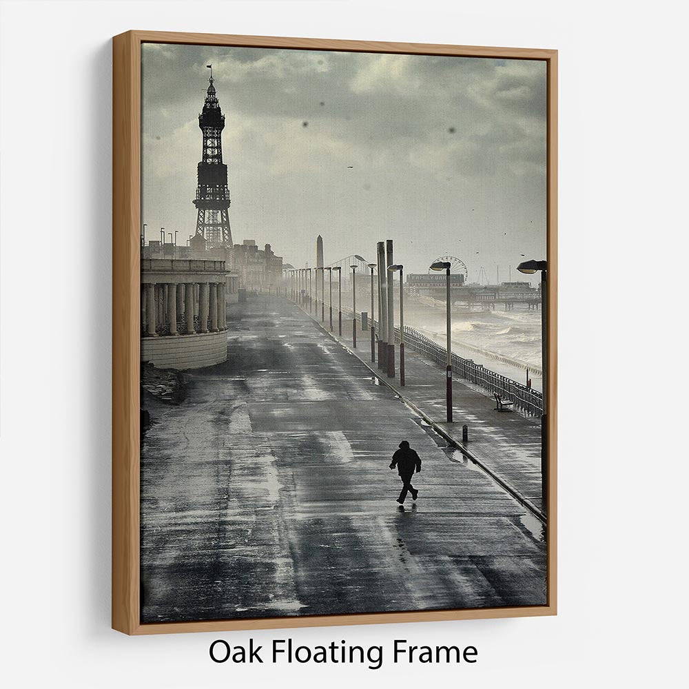 Blackpool Storm Floating Frame Canvas - Canvas Art Rocks - 9