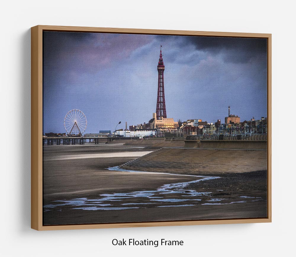 Blackpool Tower Floating Frame Canvas - Canvas Art Rocks - 9
