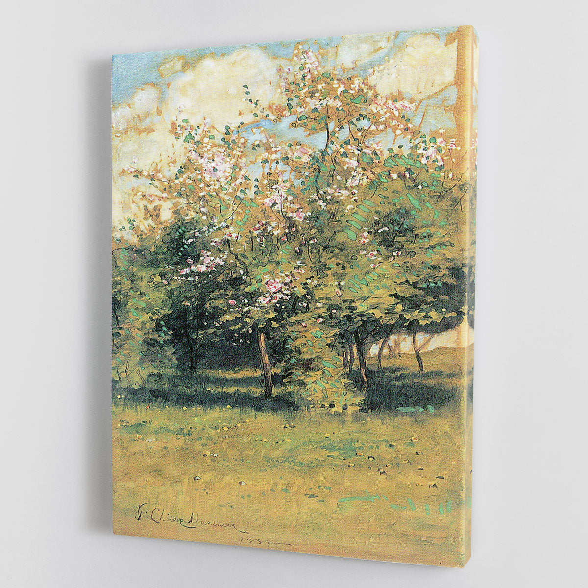 Blooming Trees by Hassam Canvas Print or Poster - Canvas Art Rocks - 1