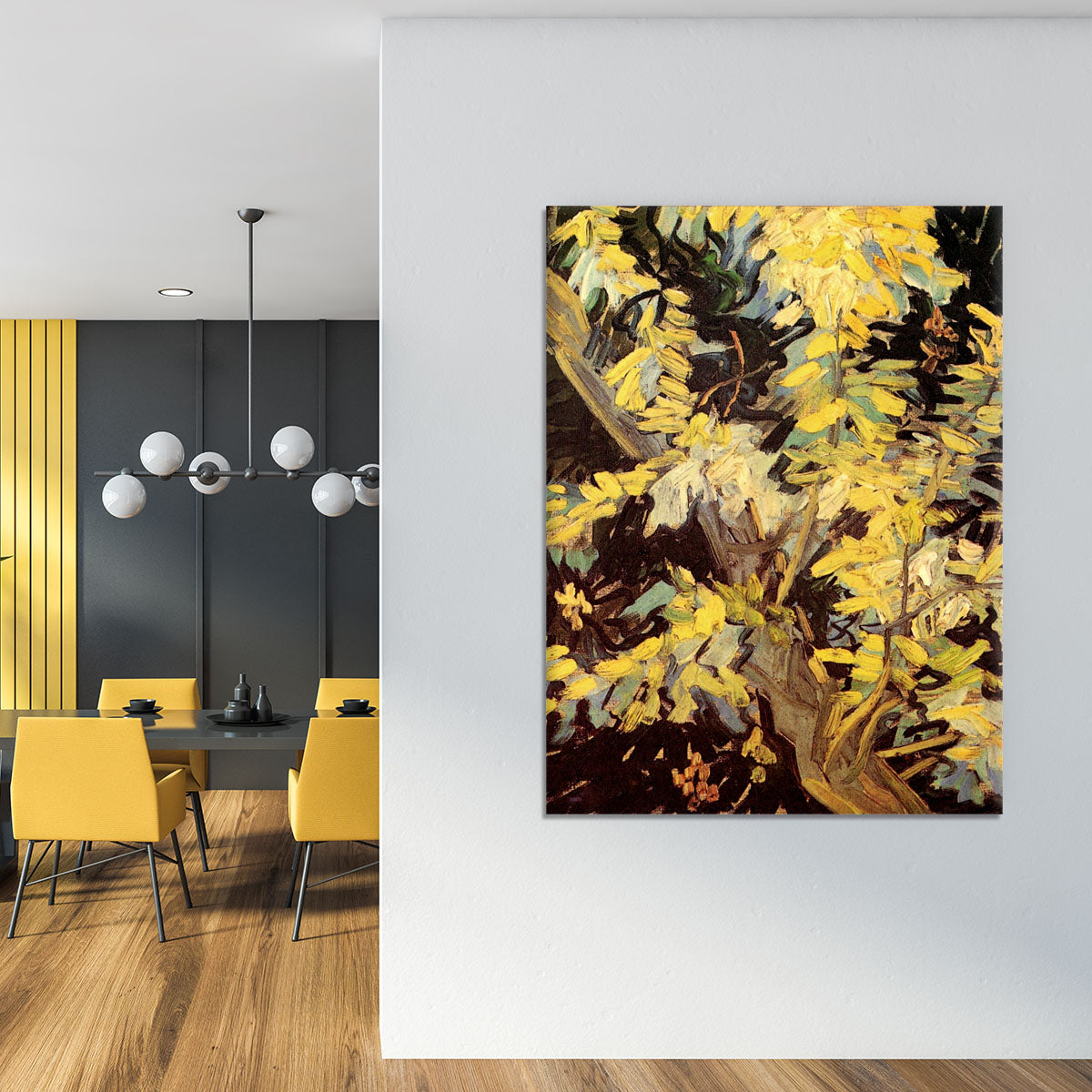 Blossoming Acacia Branches by Van Gogh Canvas Print or Poster - Canvas Art Rocks - 4