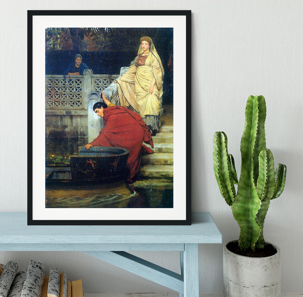 Boating by Alma Tadema Framed Print - Canvas Art Rocks - 1