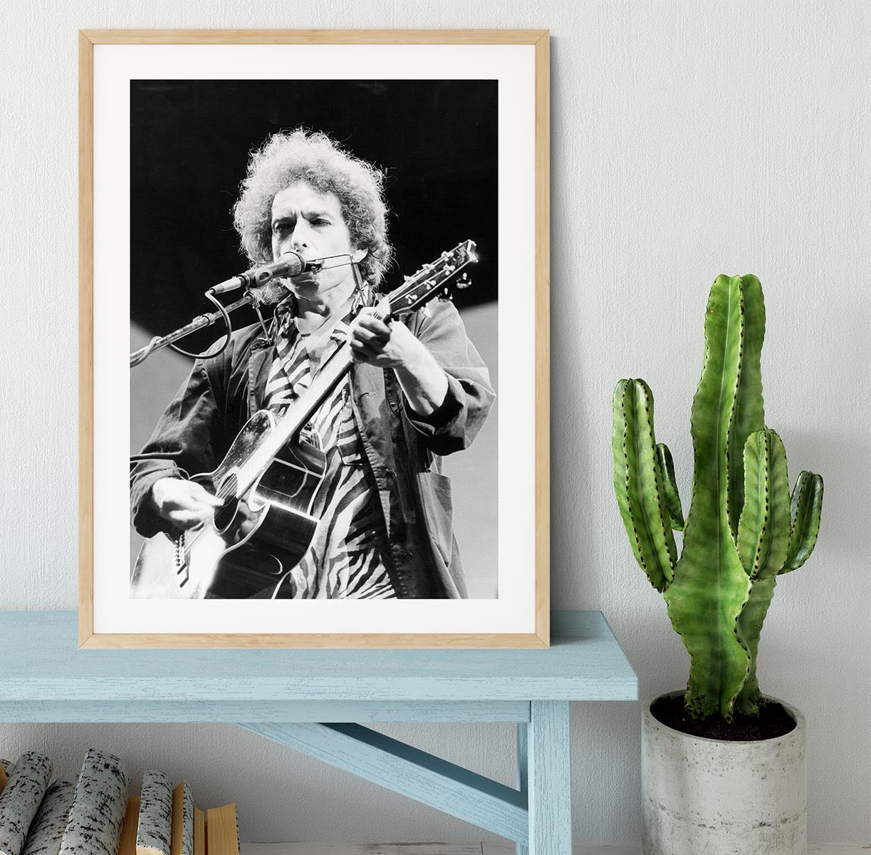 Bob Dylan 1984 Framed Print - Canvas Art Rocks - 3