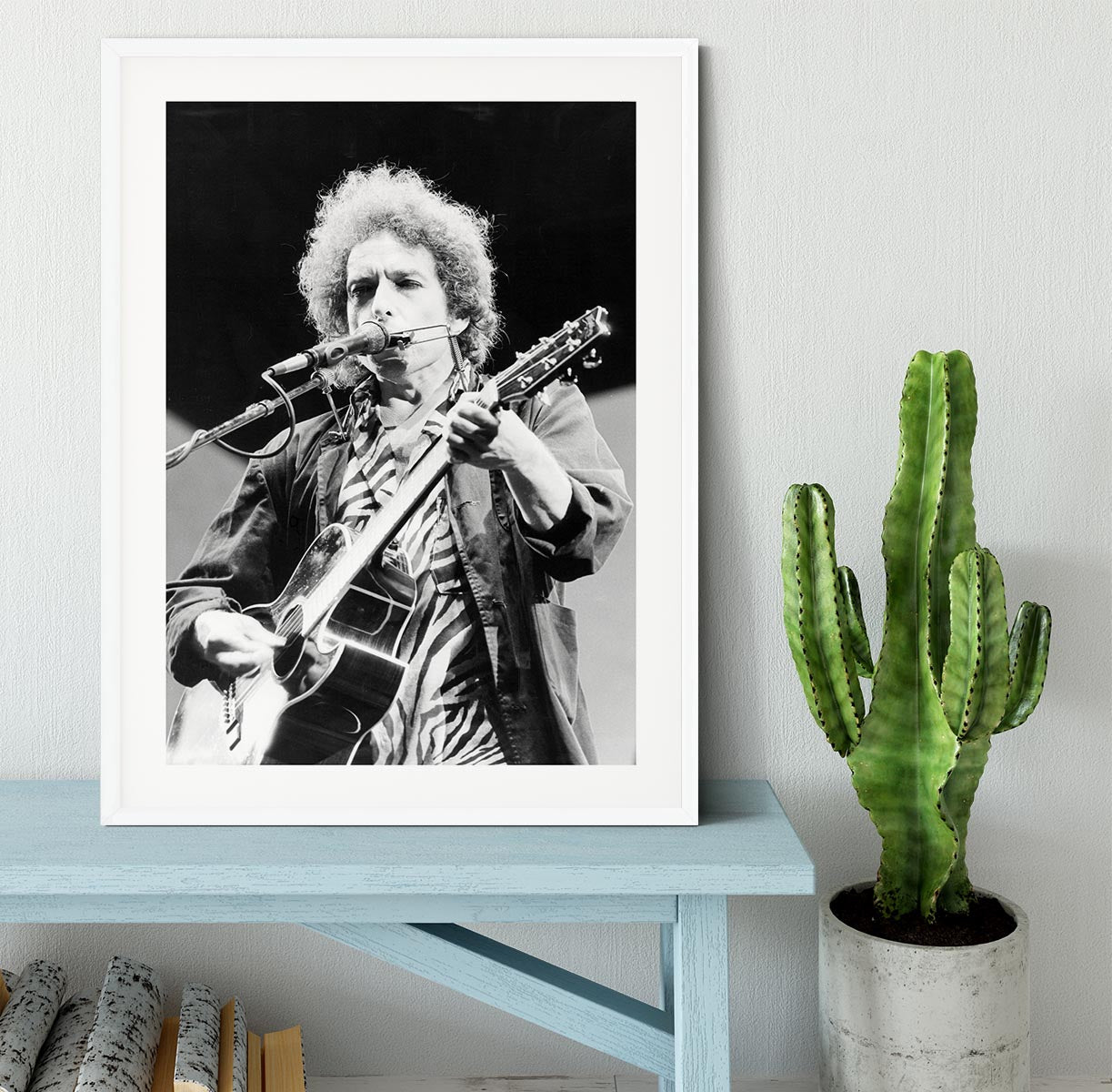 Bob Dylan 1984 Framed Print - Canvas Art Rocks - 5