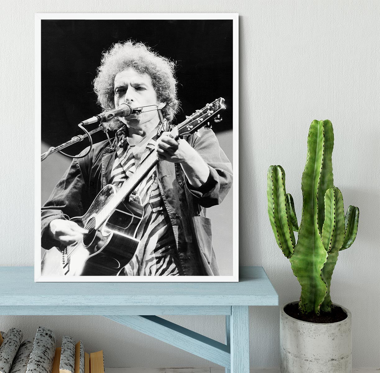 Bob Dylan 1984 Framed Print - Canvas Art Rocks -6