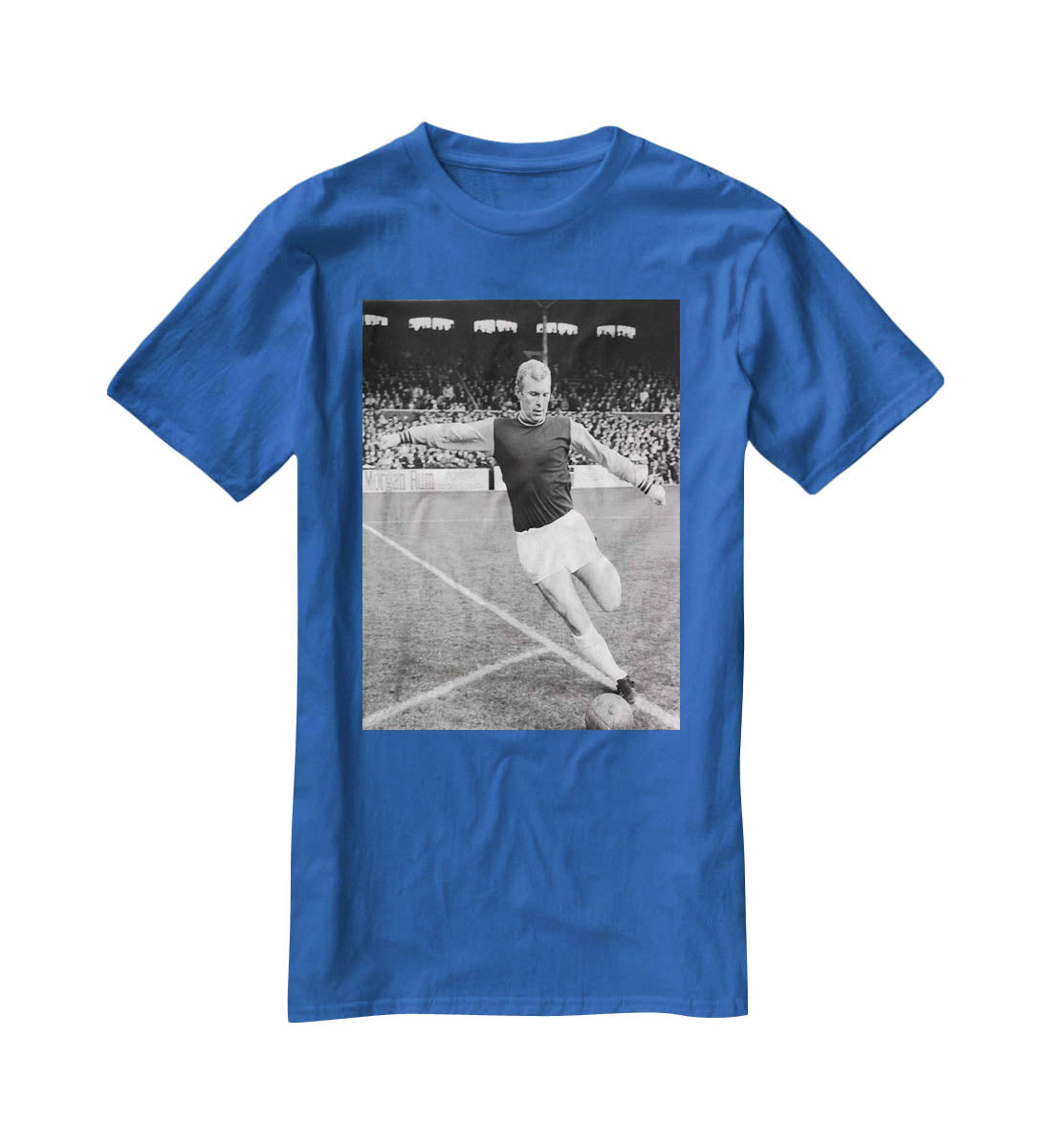 Bobby Moore West Ham Footballer T-Shirt - Canvas Art Rocks - 2