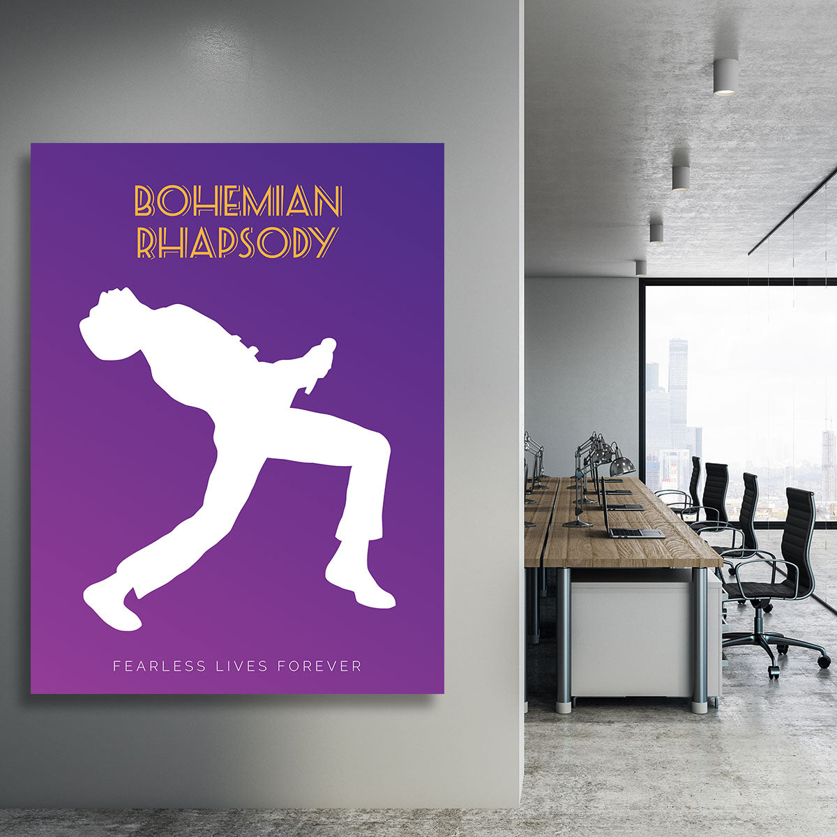 Bohemian Rhapsody Minimal Movie Canvas Print or Poster - Canvas Art Rocks - 3