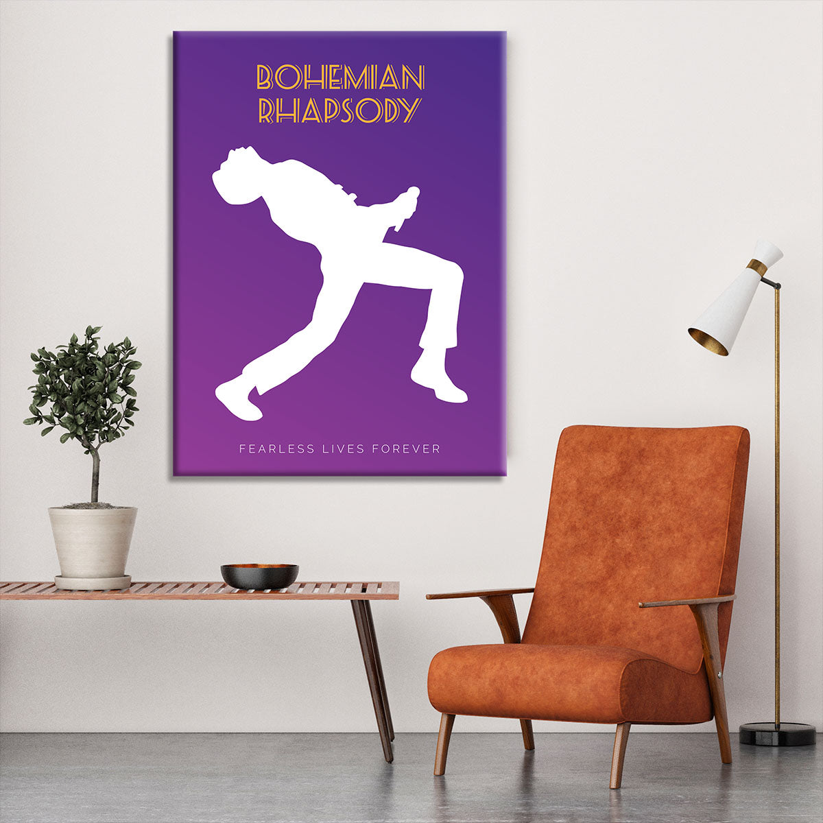 Bohemian Rhapsody Minimal Movie Canvas Print or Poster - Canvas Art Rocks - 6