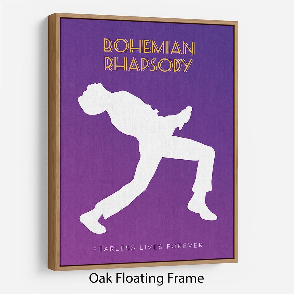 Bohemian Rhapsody Minimal Movie Floating Frame Canvas - Canvas Art Rocks - 9