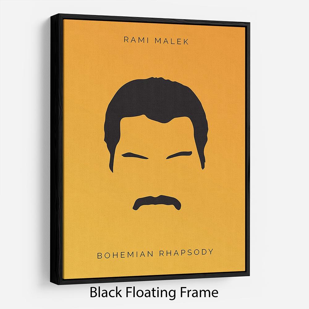 Bohemian Rhapsody Rami Malek Minimal Movie Floating Frame Canvas - Canvas Art Rocks - 1