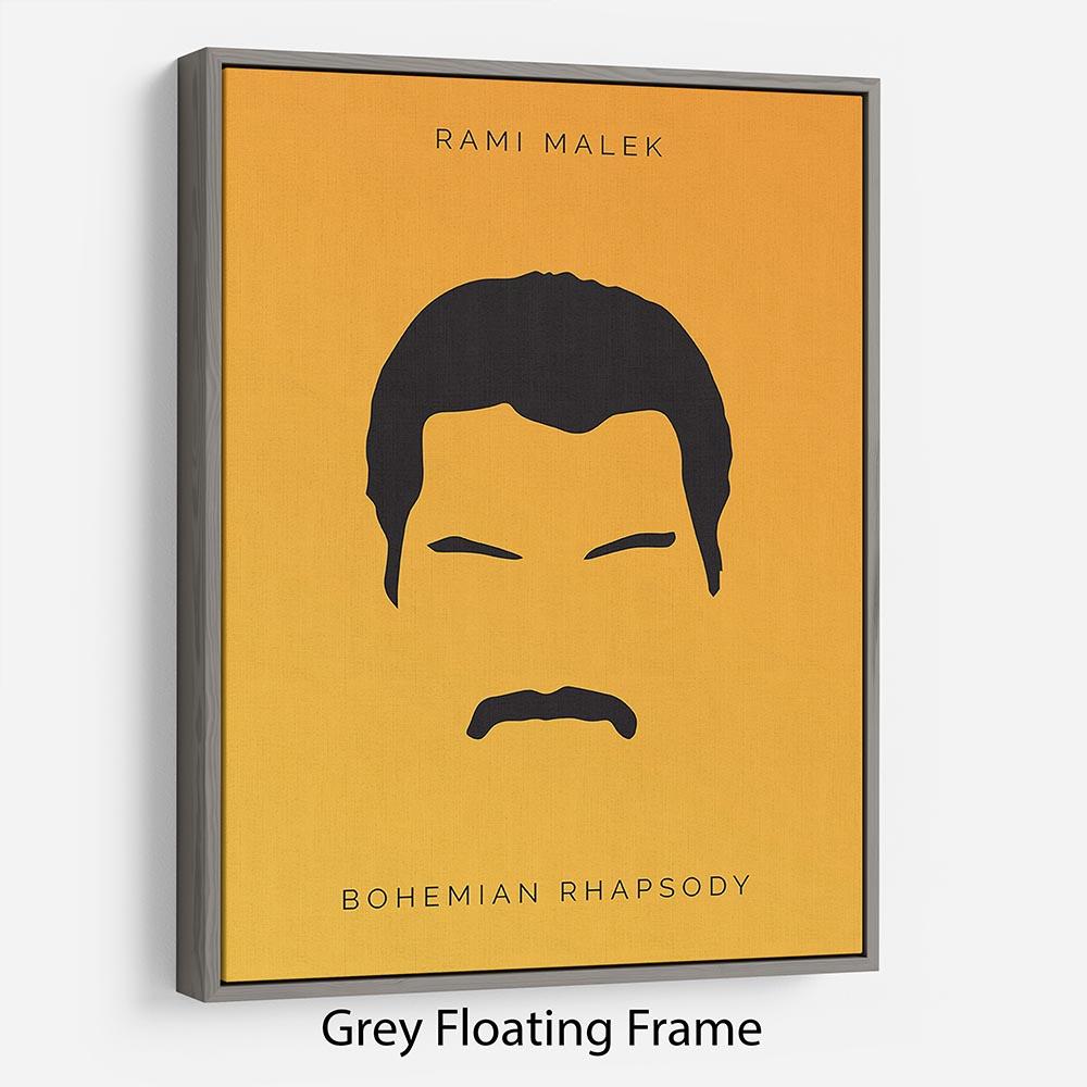 Bohemian Rhapsody Rami Malek Minimal Movie Floating Frame Canvas - Canvas Art Rocks - 3