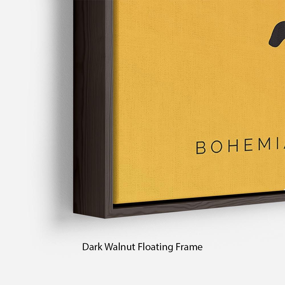 Bohemian Rhapsody Rami Malek Minimal Movie Floating Frame Canvas - Canvas Art Rocks - 6