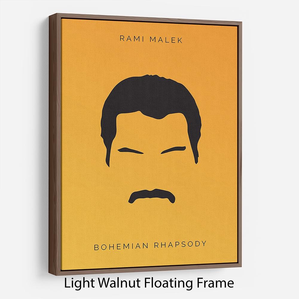 Bohemian Rhapsody Rami Malek Minimal Movie Floating Frame Canvas - Canvas Art Rocks - 7
