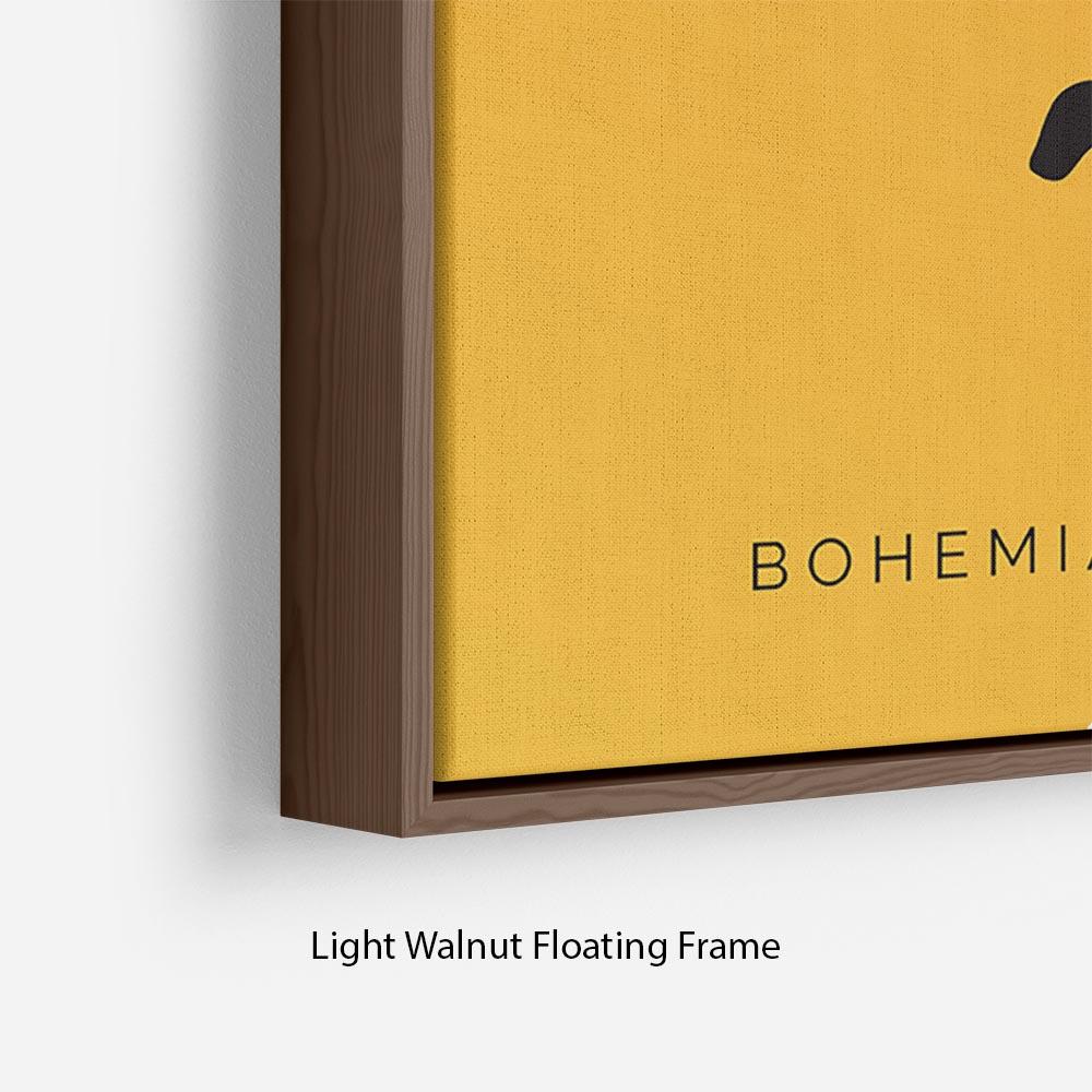 Bohemian Rhapsody Rami Malek Minimal Movie Floating Frame Canvas - Canvas Art Rocks - 8