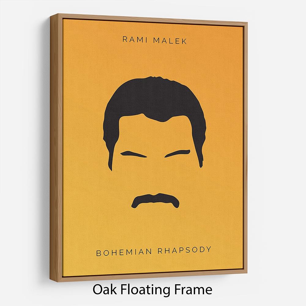 Bohemian Rhapsody Rami Malek Minimal Movie Floating Frame Canvas - Canvas Art Rocks - 9