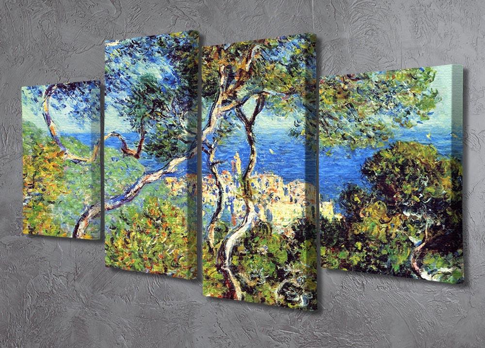 Bordighera by Monet 4 Split Panel Canvas - Canvas Art Rocks - 2
