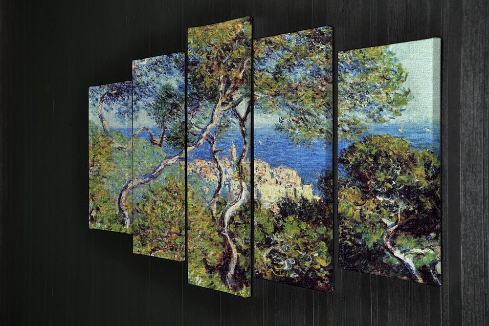 Bordighera by Monet 5 Split Panel Canvas - Canvas Art Rocks - 2