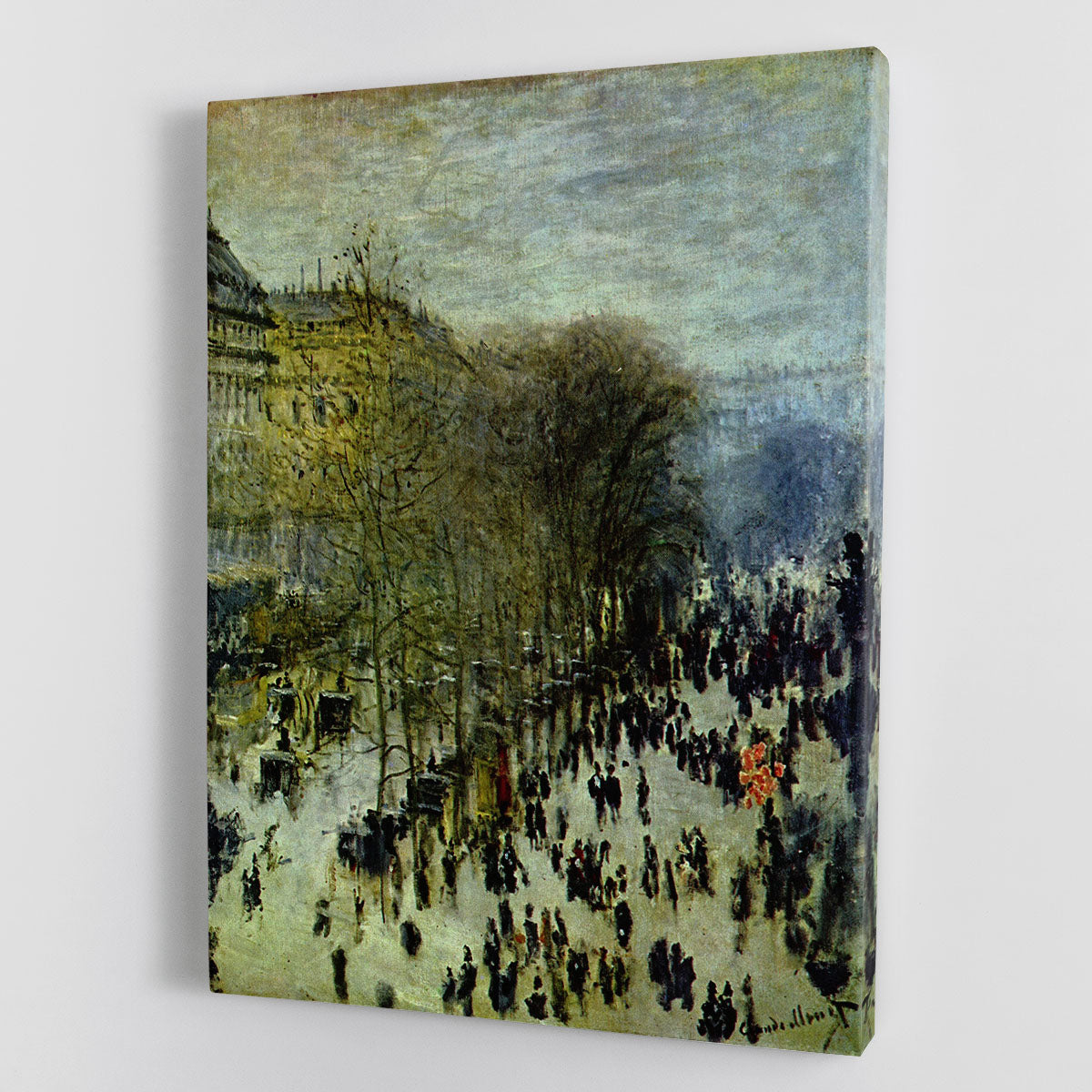 Boulevard of Capucines by Monet Canvas Print or Poster - Canvas Art Rocks - 1