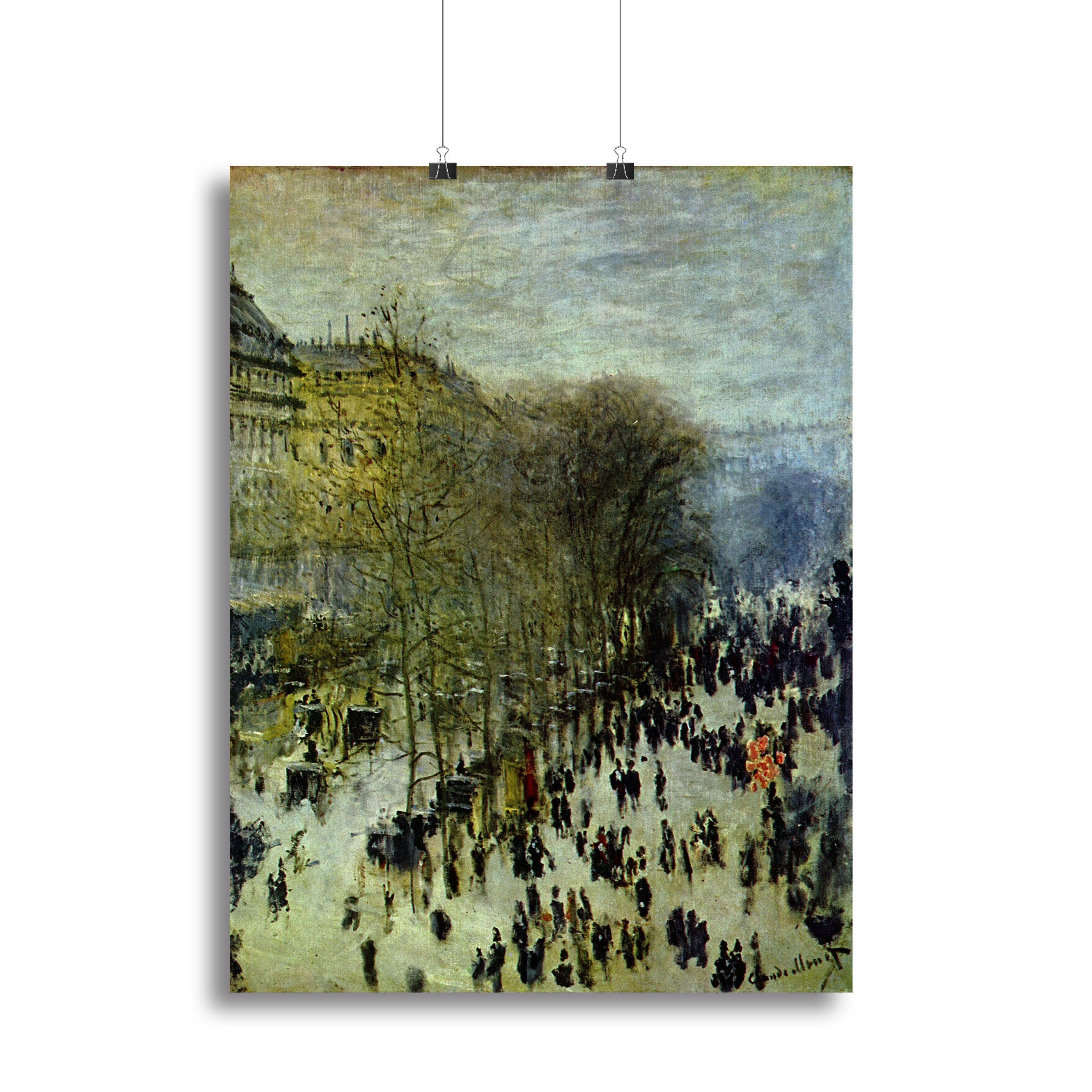 Boulevard of Capucines by Monet Canvas Print or Poster - Canvas Art Rocks - 2