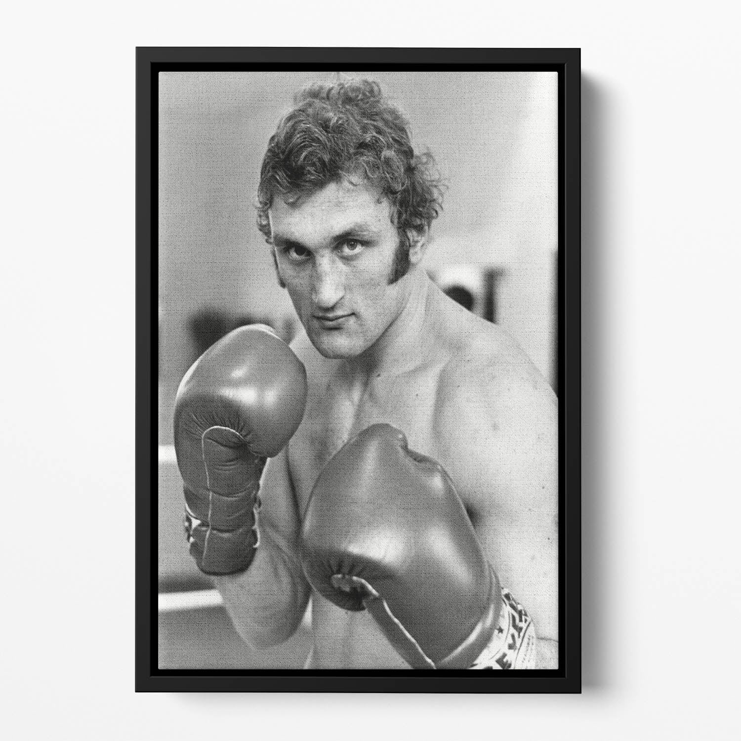 Boxer Joe Bugner Floating Framed Canvas