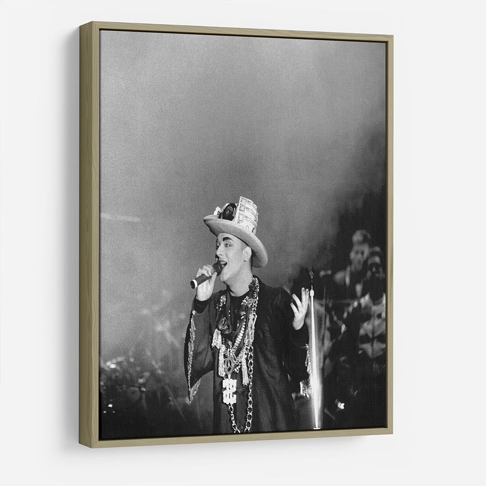 Boy George on stage HD Metal Print