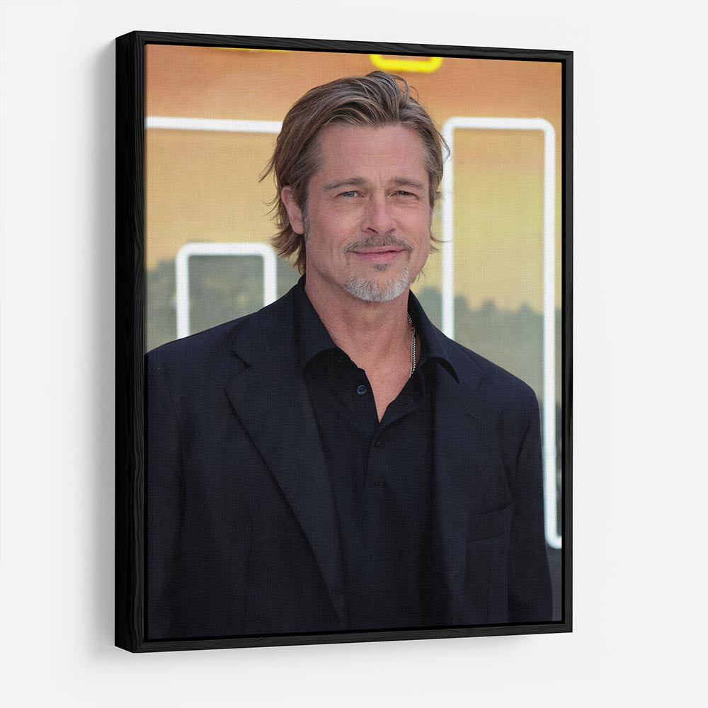 Brad Pitt Once Upon A Time In Hollywood Premiere London HD Metal Print - Canvas Art Rocks - 6