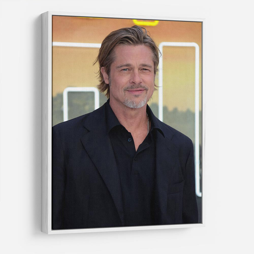 Brad Pitt Once Upon A Time In Hollywood Premiere London HD Metal Print - Canvas Art Rocks - 7