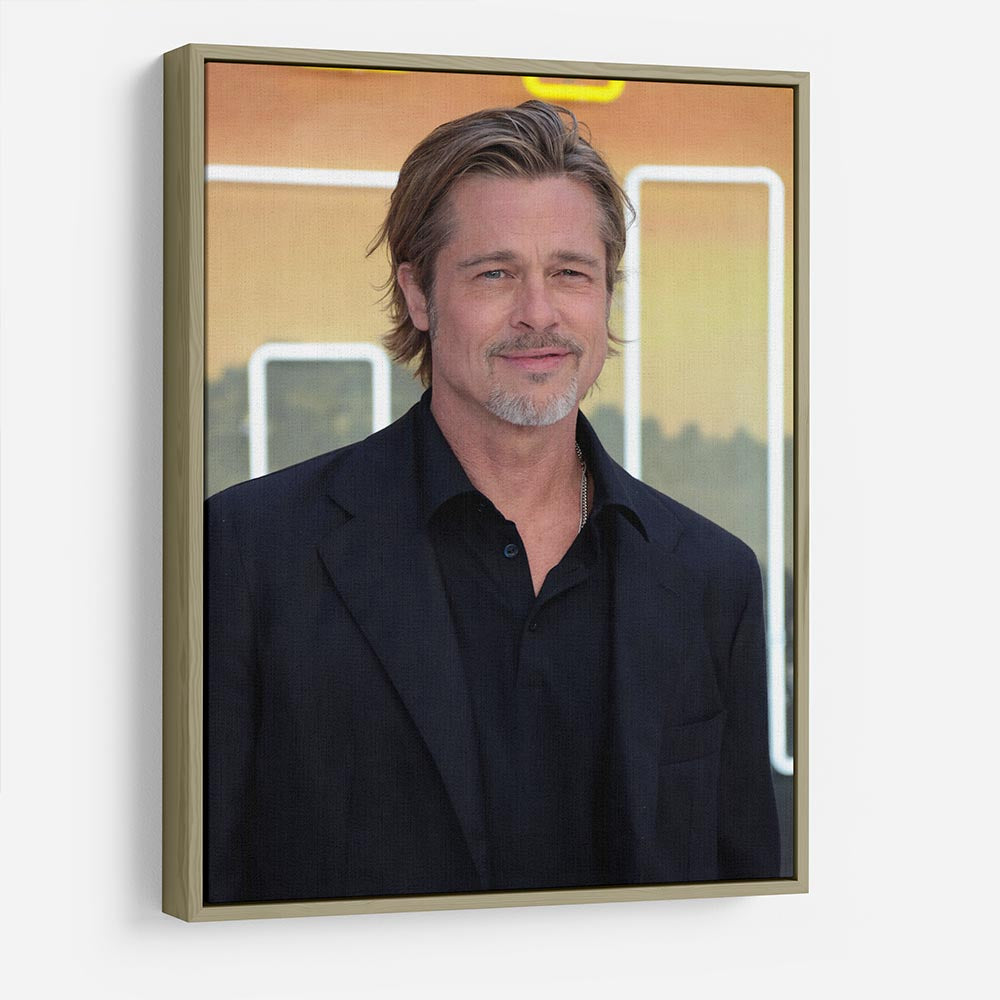 Brad Pitt Once Upon A Time In Hollywood Premiere London HD Metal Print - Canvas Art Rocks - 8