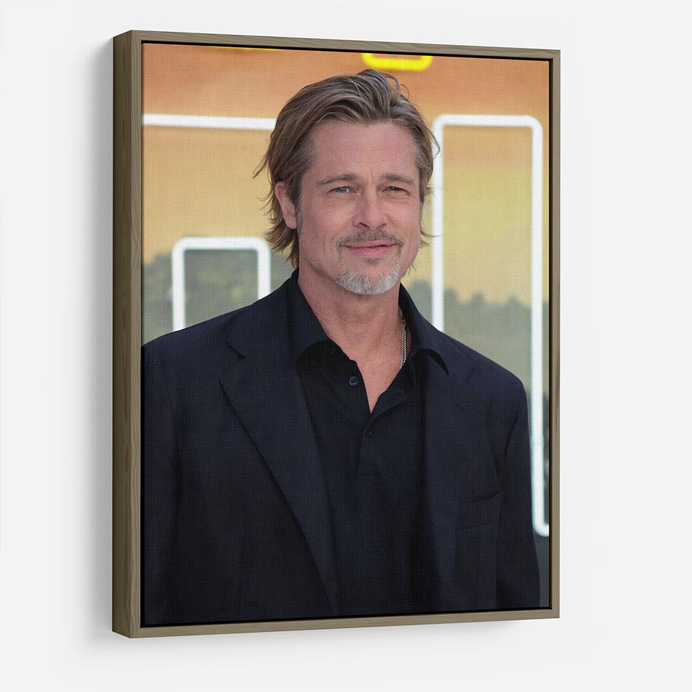 Brad Pitt Once Upon A Time In Hollywood Premiere London HD Metal Print - Canvas Art Rocks - 10