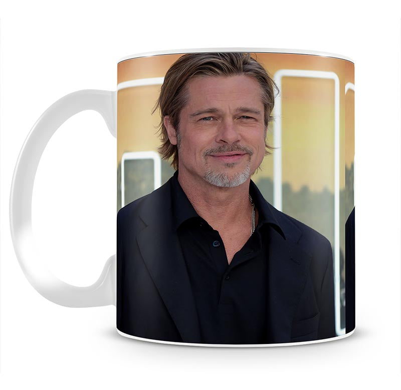Brad Pitt Once Upon A Time In Hollywood Premiere London Mug - Canvas Art Rocks - 1
