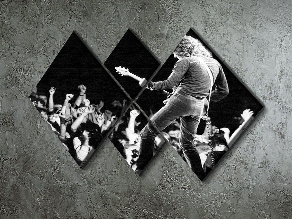 Brian May of Queen 4 Square Multi Panel Canvas - Canvas Art Rocks - 2