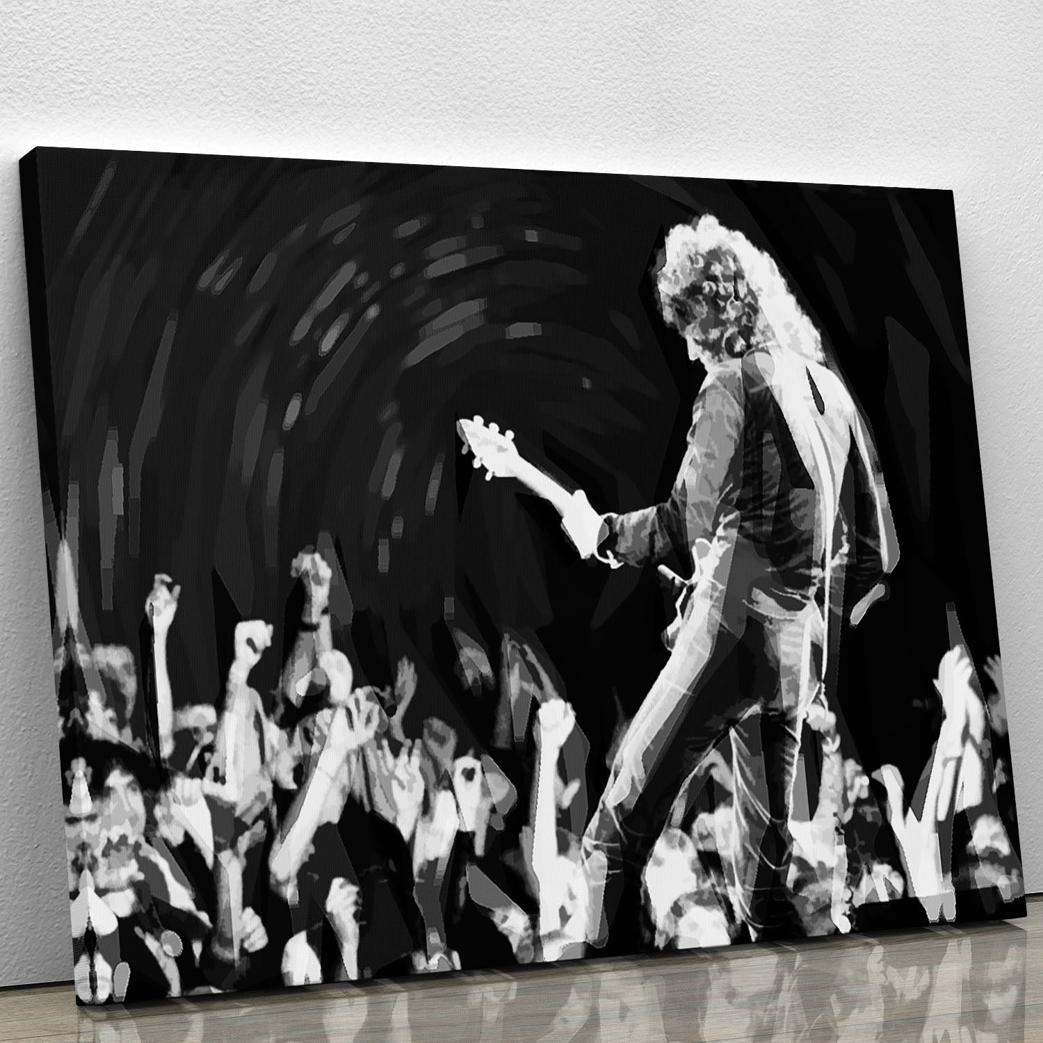 Brian May of Queen Pop Art Canvas Print or Poster - Canvas Art Rocks - 1