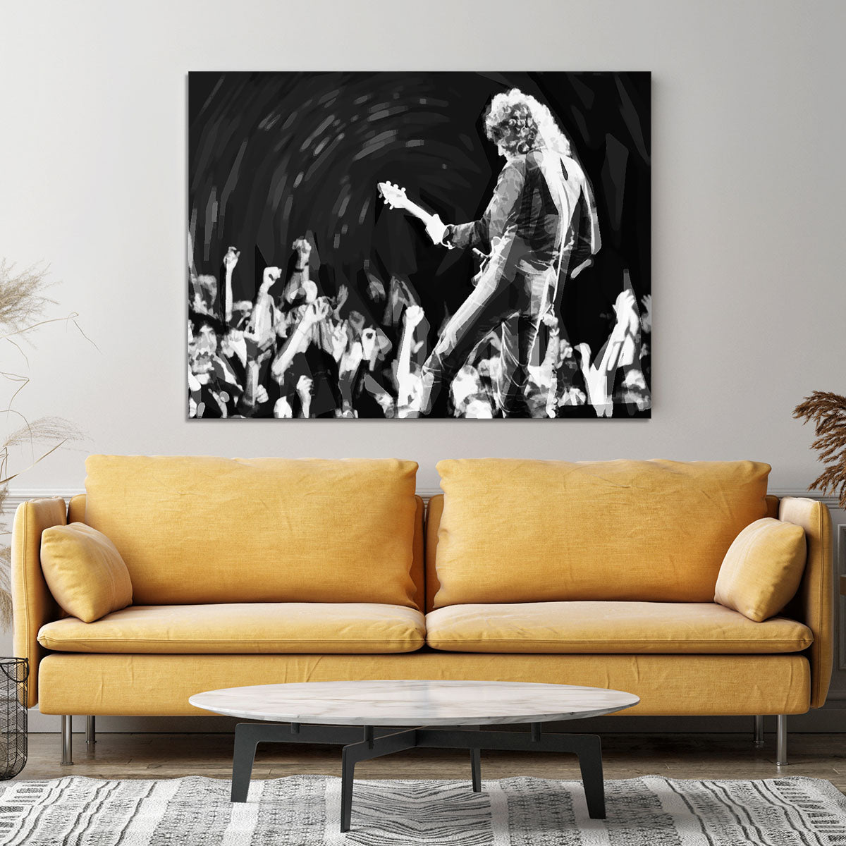 Brian May of Queen Pop Art Canvas Print or Poster - Canvas Art Rocks - 4