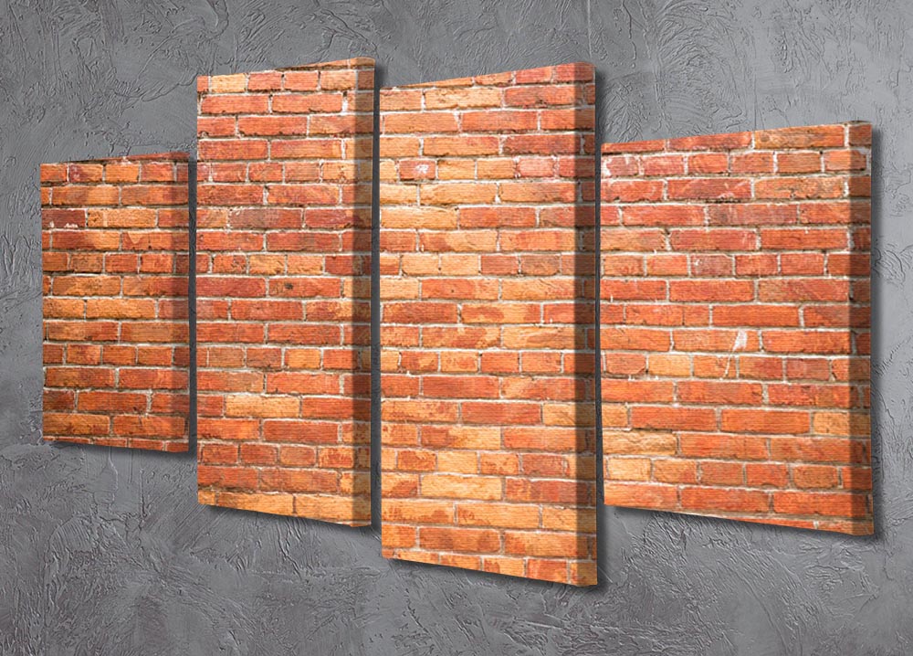 Bricks wall 4 Split Panel Canvas - Canvas Art Rocks - 2