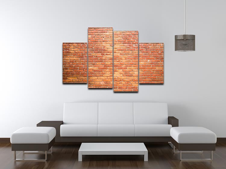Bricks wall 4 Split Panel Canvas - Canvas Art Rocks - 3
