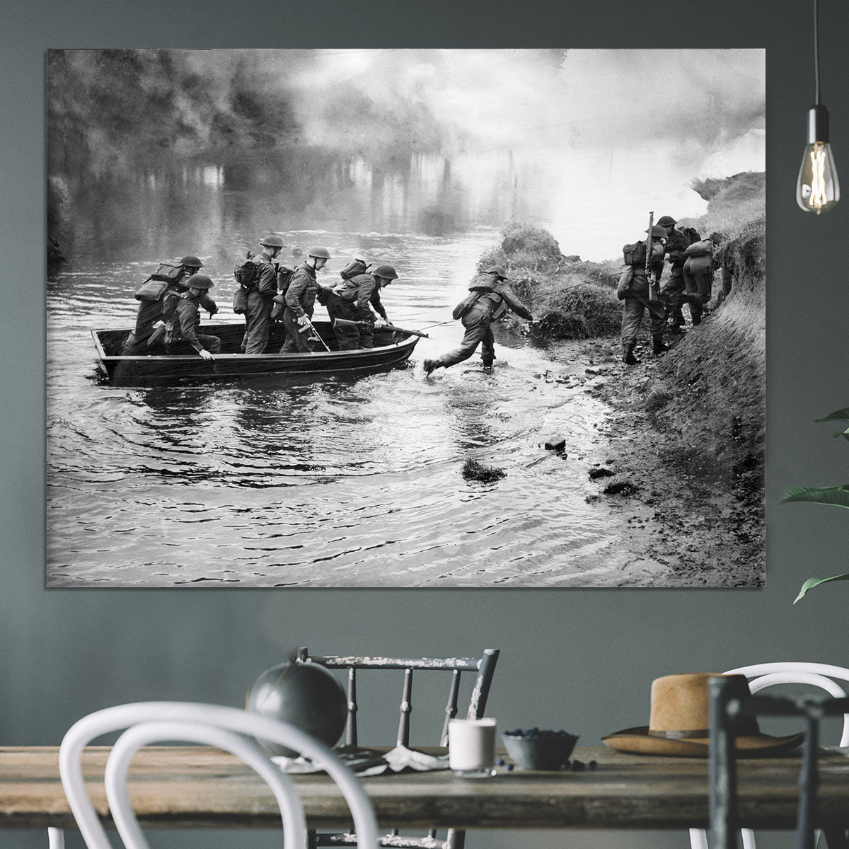 British troops training Canvas Print or Poster - Canvas Art Rocks - 3