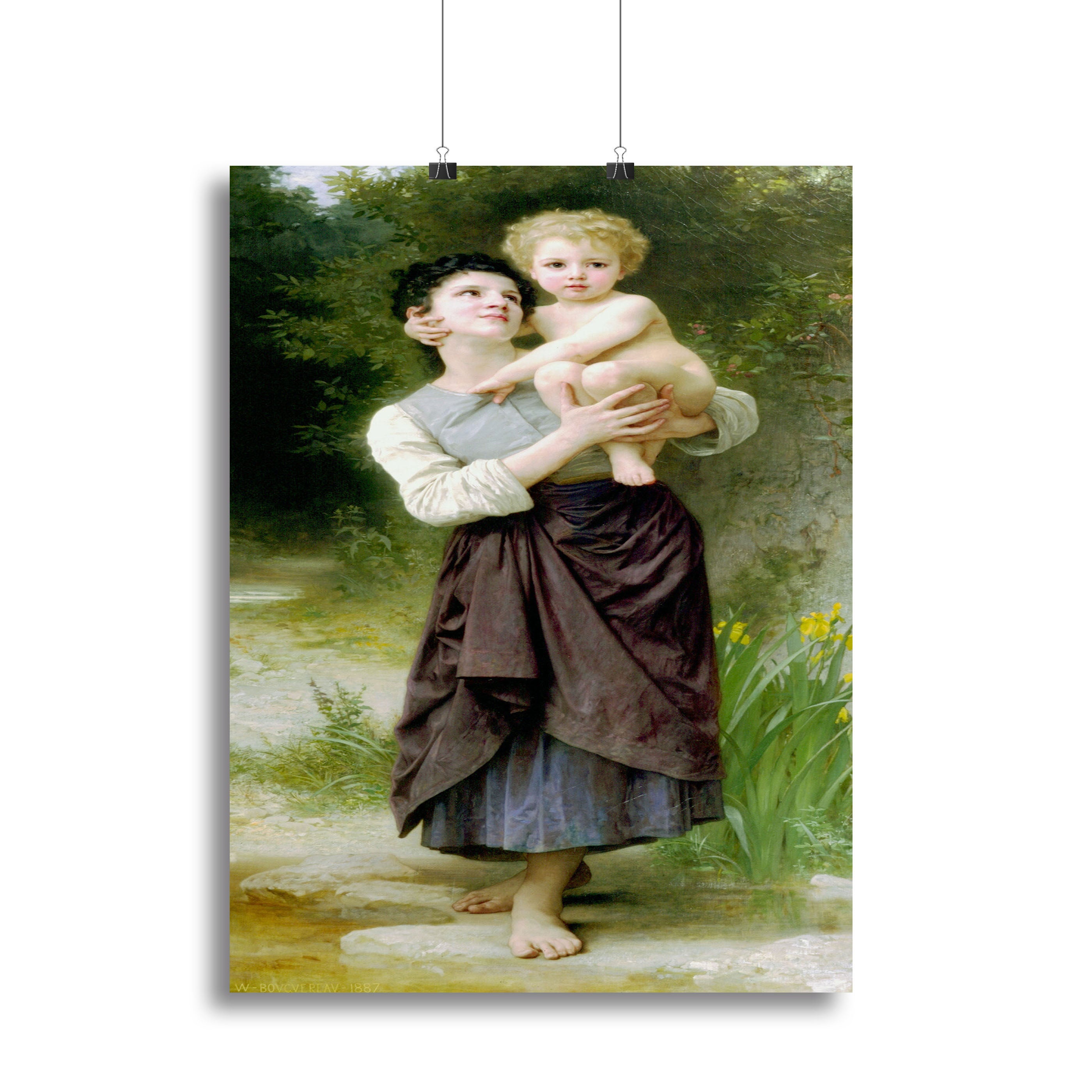 Brother And Sister By Bouguereau Canvas Print or Poster - Canvas Art Rocks - 2