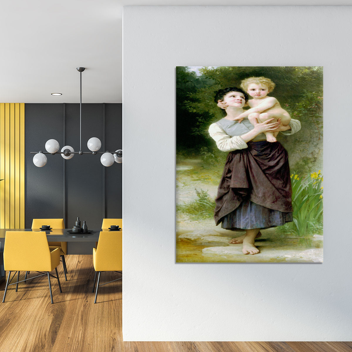 Brother And Sister By Bouguereau Canvas Print or Poster - Canvas Art Rocks - 4