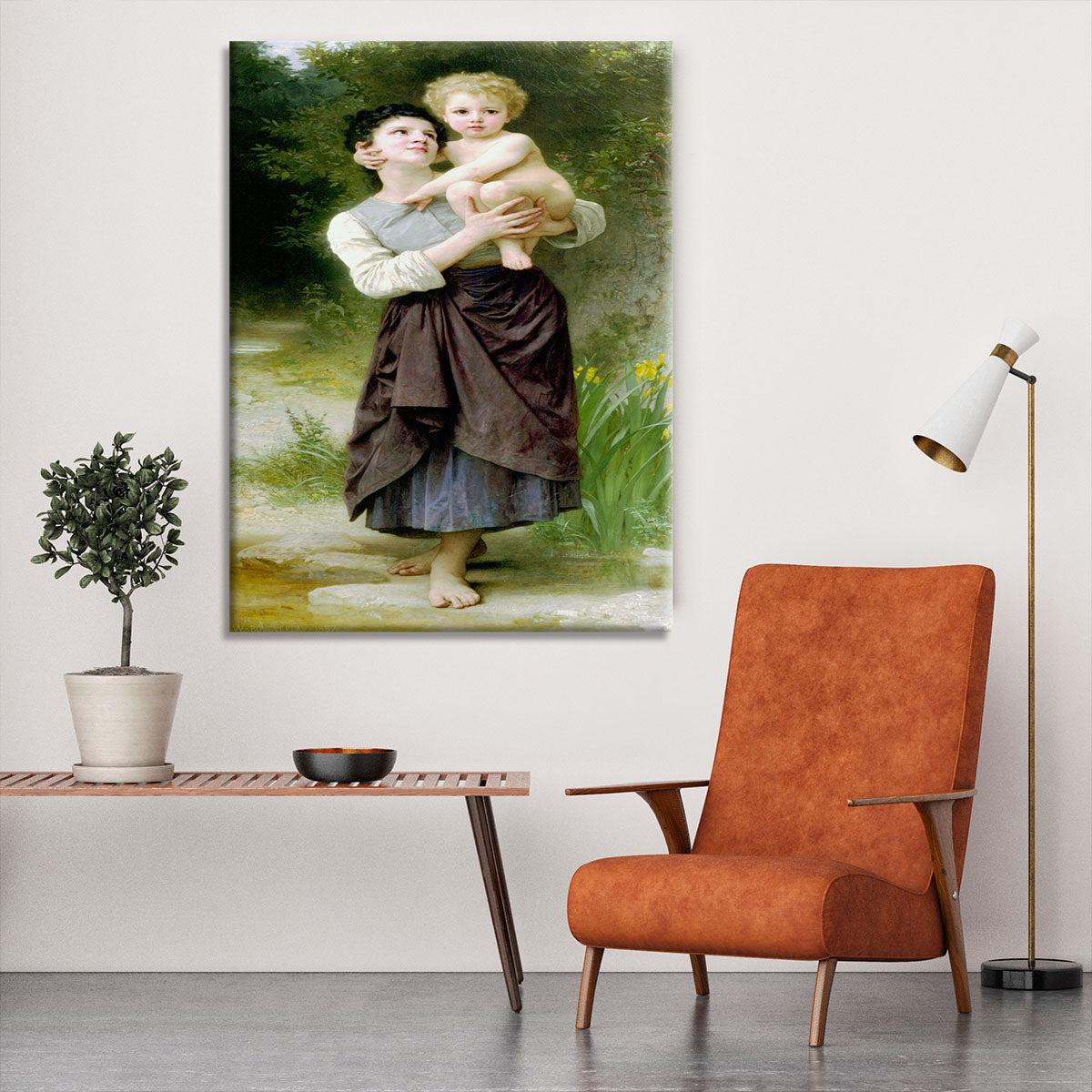 Brother And Sister By Bouguereau Canvas Print or Poster - Canvas Art Rocks - 6