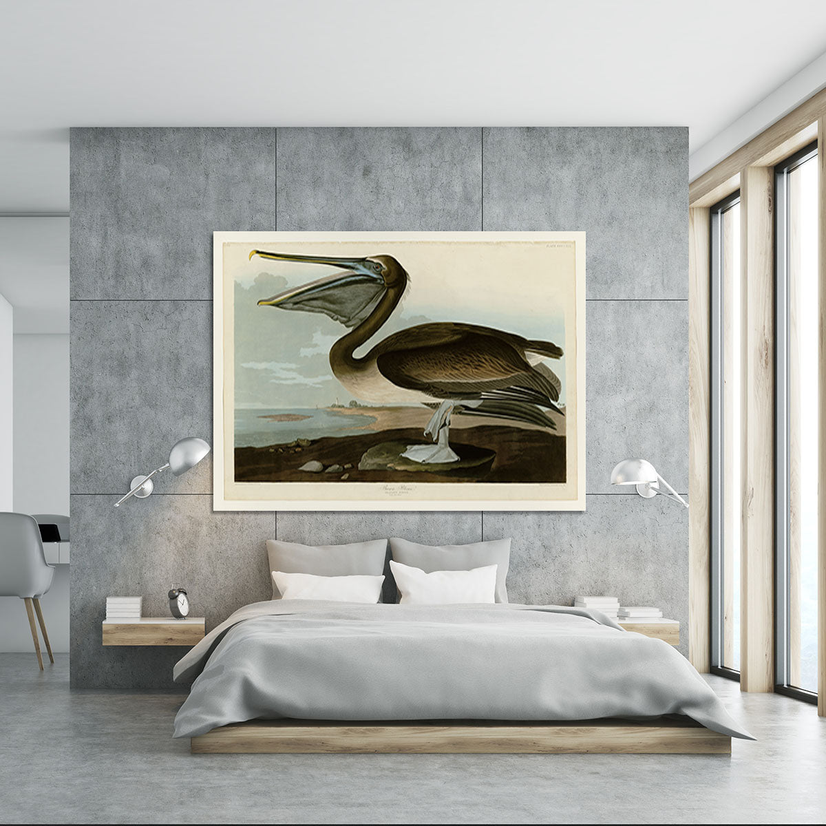 Brown Pelican by Audubon Canvas Print or Poster - Canvas Art Rocks - 5