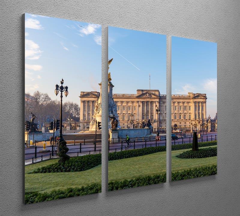 Buckingham palace in early winter morning 3 Split Panel Canvas Print - Canvas Art Rocks - 2