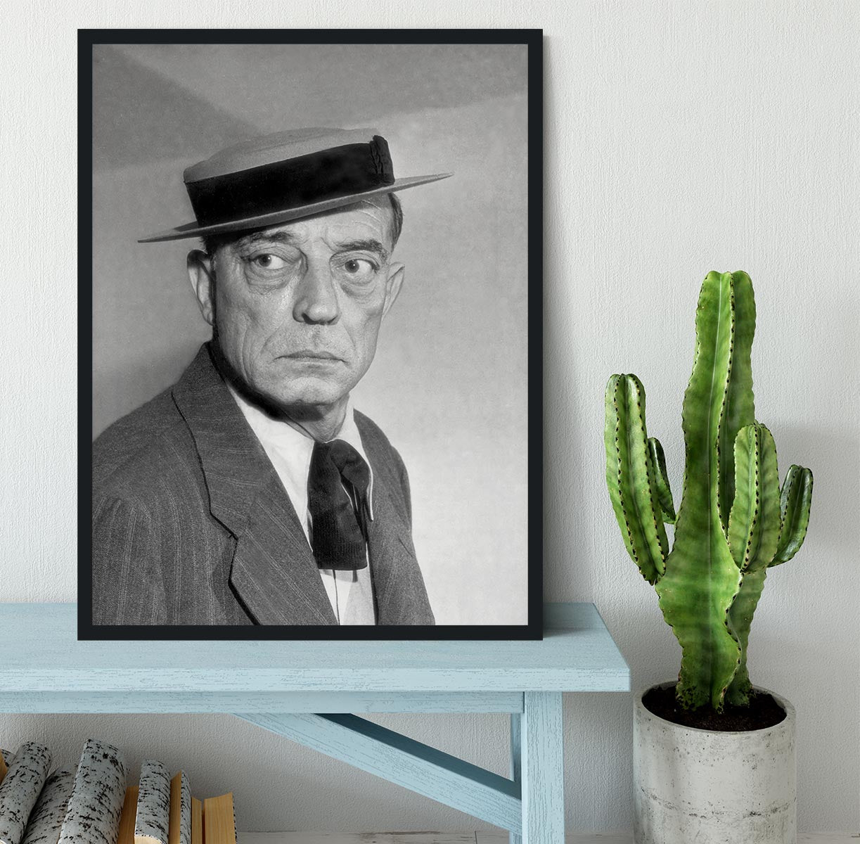 Buster Keaton Framed Print - Canvas Art Rocks - 2