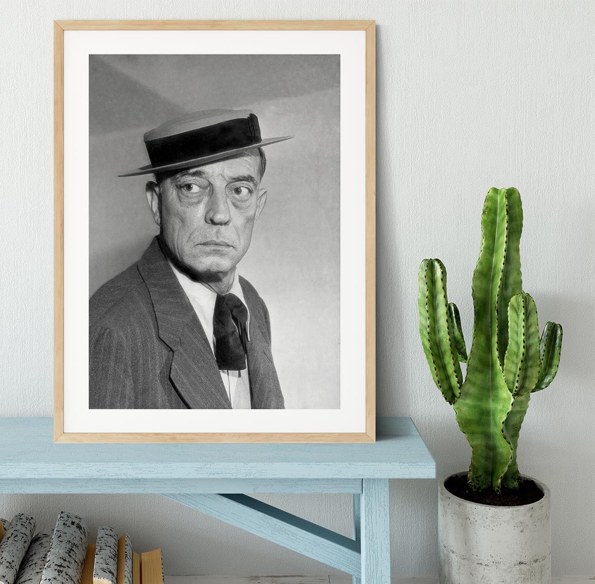 Buster Keaton Framed Print - Canvas Art Rocks - 3